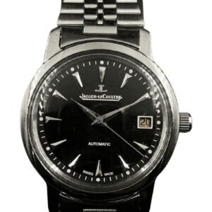 Jaeger-LeCoultre Automatic Men?s Watch ? Stainless Steel, Black Dial, Swiss-Made, Date Display