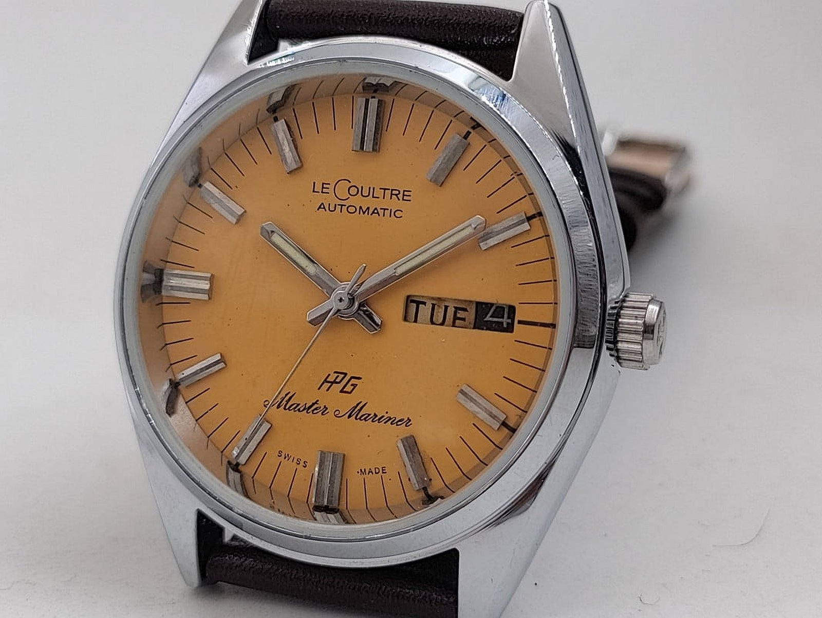 Vintage jaeger-lecoultre Automatic Men's watch with date&day